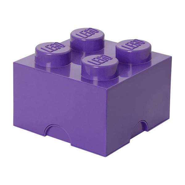 Лилава квадратна кутия за съхранение - LEGO®