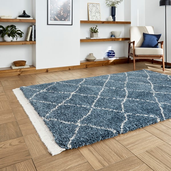 Син килим 160x230 cm Boho – Think Rugs-image-2