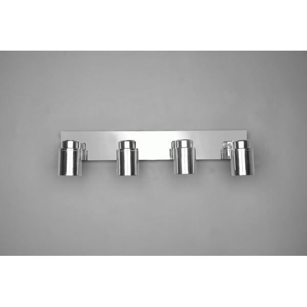 Метален прожектор в лъскаво-сребрист цвят 19x52 cm Angelo - Trio-image-2