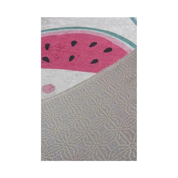 Комплект от 2 бели и розови постелки за баня Tropica Watermelon - Foutastic-image-1