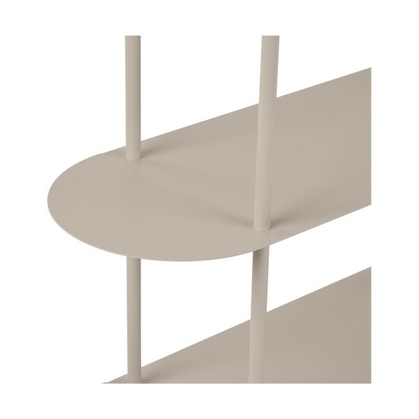 Бежов метален стелаж 90x150x31 cm Rieti – House Nordic-image-3