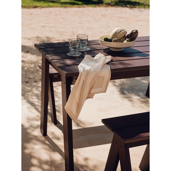 Градинска маса за хранене от масивен бор 77x140 cm Navo – noo.ma-image-3