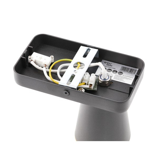Черна стенна лампа ø 8 cm Elli – GTV-image-3