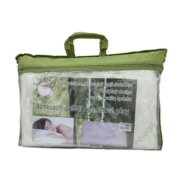 Анатомична възглавница с пълнеж от мемори пяна 58x38 cm – JAHU collections-image-2