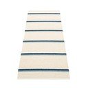 Синя и кремава пътека за открито и закрито 70x180 cm Olle Blue Vanilla – Pappelina