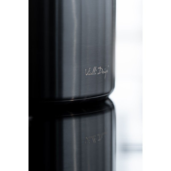 Черен чайник с бутало , 1,5 л Diamante - Vialli Design-image-2