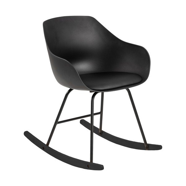 Черен люлеещ се стол Tina - Actona