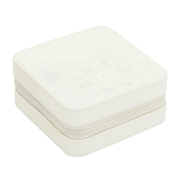 Кремаво бяла кутия за бижута Mandala - Friedrich Lederwaren