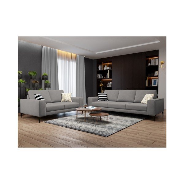 Šedá pohovka Cosmopolitan Design Lugano, 239 cm-image-3