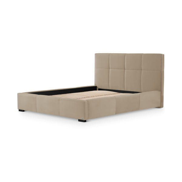 Бежово двойно легло с решетка и място за съхранение , 180 x 200 cm Fascination - Guy Laroche Home