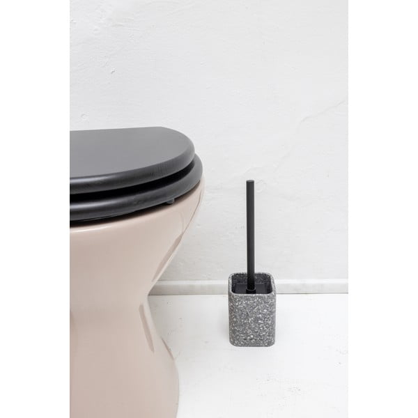 Сива четка за тоалетна от полиресин Tom Tailor T-Terrazzo – Wenko-image-1