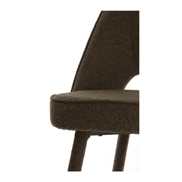 Тъмнокафяв трапезен стол Djeslin – Light & Living-image-4