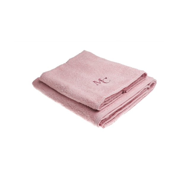 Розов комплект кърпи и хавлии за баня Samantha - Unknown