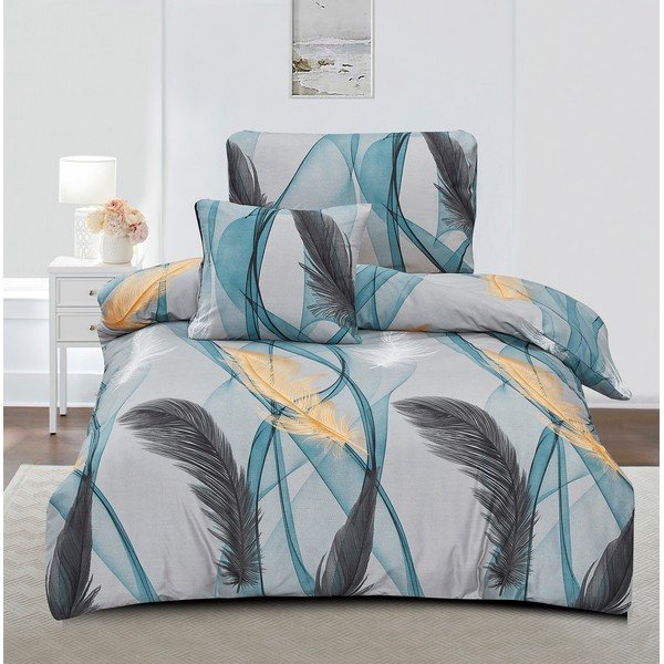 Единично  спално бельо от микросатен 3 части 140x200 cm Melissa – My House-image-1