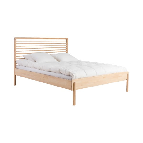 Рамка за легло от масивна брезова дървесина Lennu, 160 x 200 cm - Kiteen
