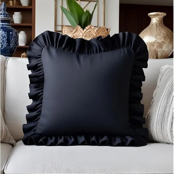 Калъфка за възглавница със смес от памук 40x40 cm Ruffled – Mila Home-image-2