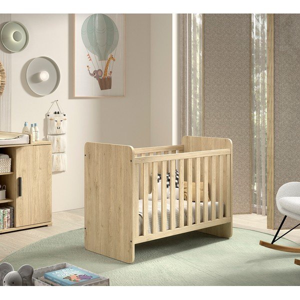 Детско креватче в естествен цвят 60x120 cm Sam – Vipack-image-1