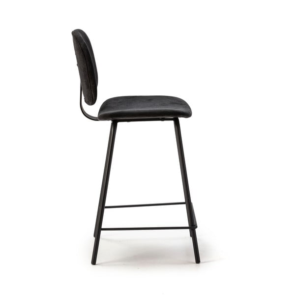 Черни бар столове в комплект от 2 бр. (височина на седалката 66 cm) Arus – Marckeric-image-4