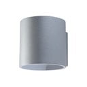 Сива стенна лампа Roda - Sollux