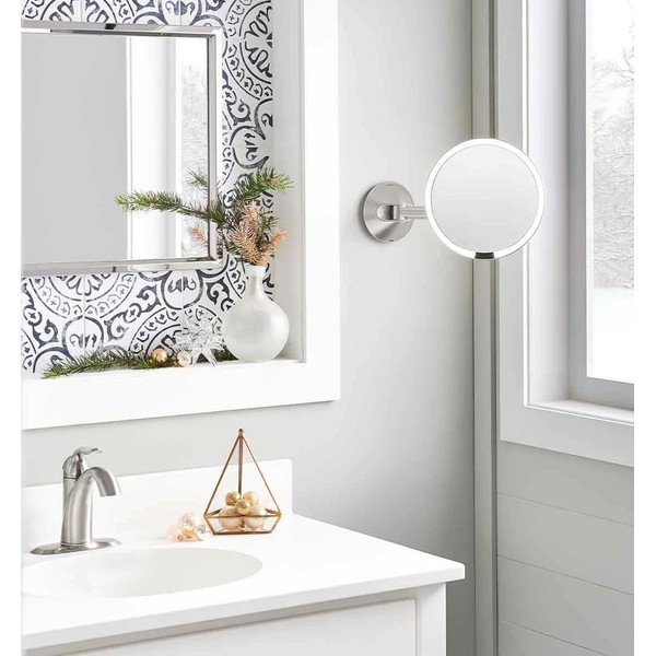 Козметично огледало със светлина/увеличително (10x) ø 12 cm Travel – simplehuman-image-4