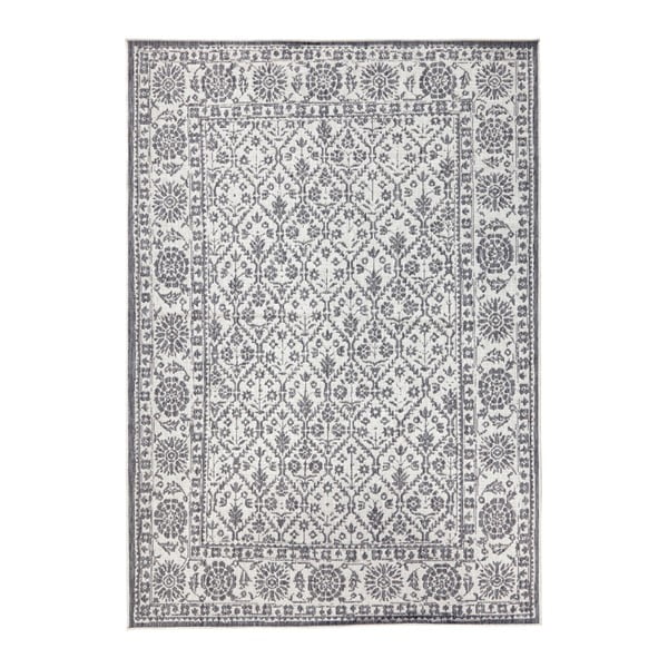 Šedivý vzorovaný oboustranný koberec Bougari Curacao, 160 x 230 cm