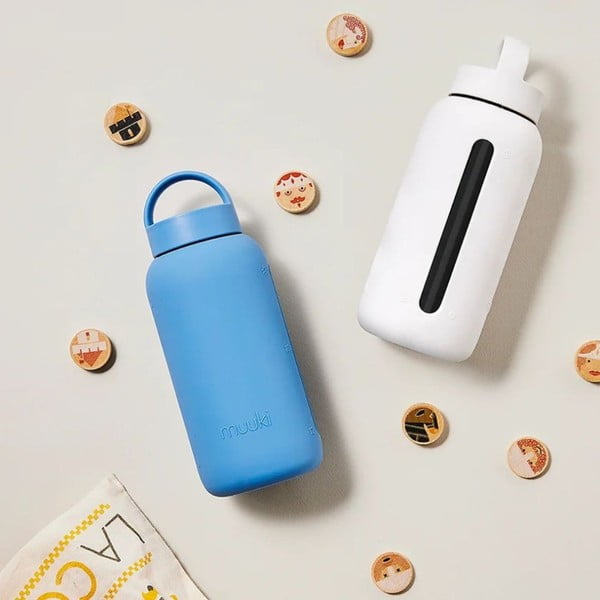 Бяла бутилка за пътуване  720 ml Nimbus Cloud – Muuki-image-1