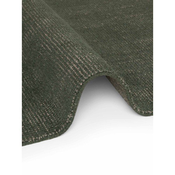 Тъмнозелен ръчно изработен вълнен кръгъл килим ø 160 cm Greenwich – Ted Baker-image-3