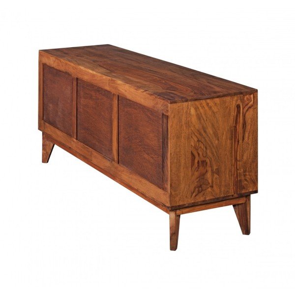 Сундук от масивна дървесина от шишам BELUR - Skyport-image-1