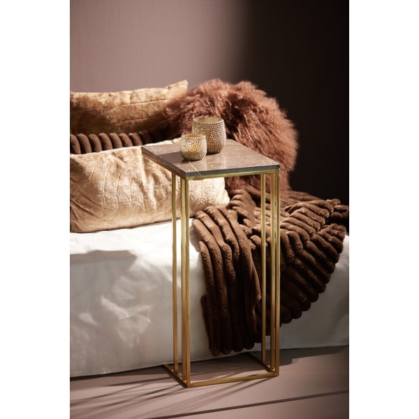 Кафяво одеяло от микроплюш 130x170 cm Vajen – Light & Living-image-2