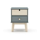 Детско нощно шкафче сиво-зелено Estefania – Marckeric