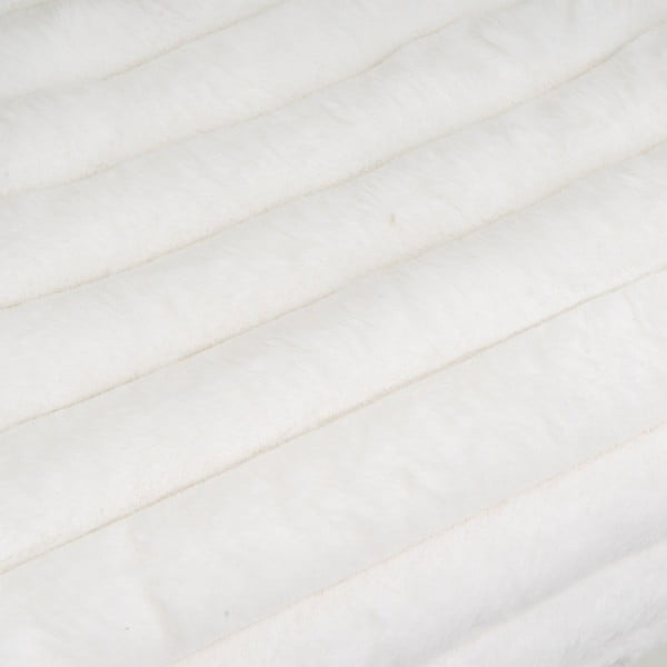 Бяло одеяло от микроплюш 130x160 cm Fur Velvet – Casa Selección-image-2