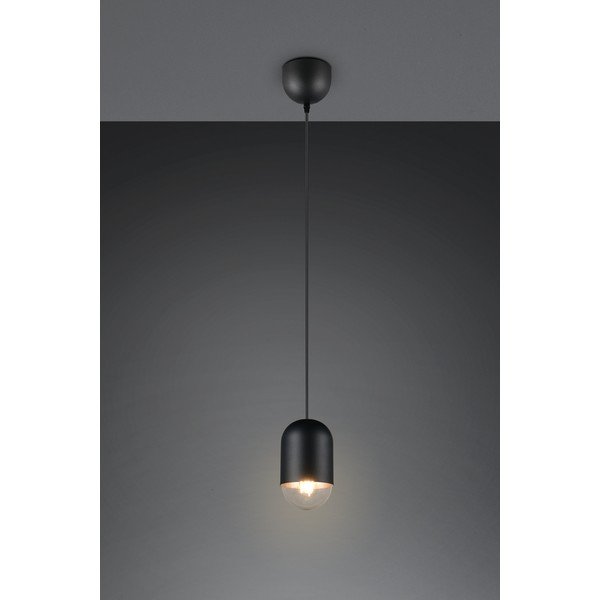 Черно метално висящо осветително тяло ø 11 cm Nara – Reality-image-1