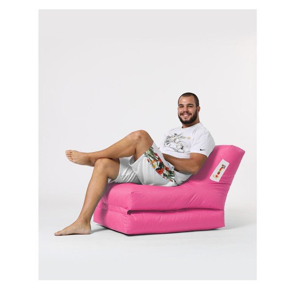 Розов градински пуф за сядане Siesta – Floriane Garden-image-3