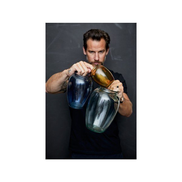 Ваза от зелено стъкло, ø 17,5 cm Kusintha - Bitz-image-2