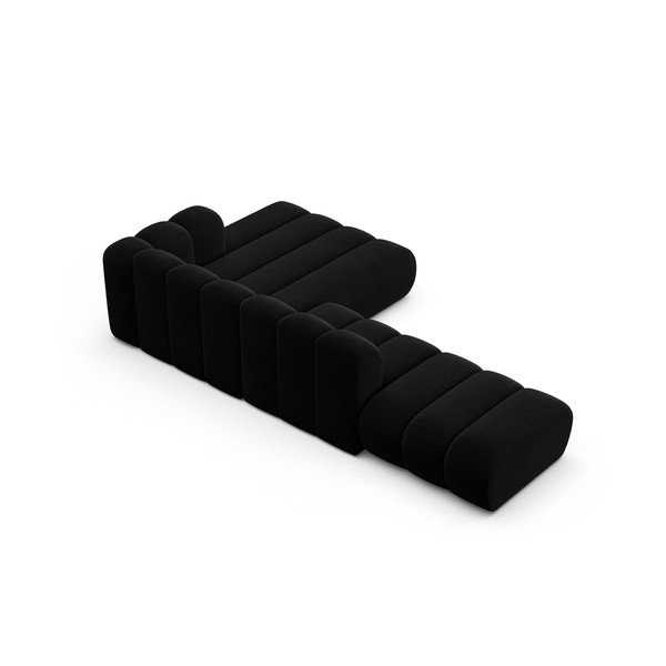 Антрацитен ъглов диван (десен ъгъл) Lupine – Micadoni Home-image-3