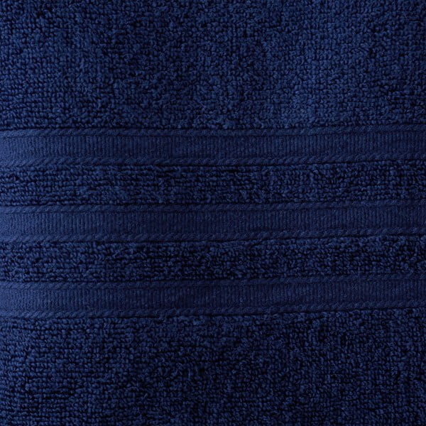 Тъмносини памучни хавлии и кърпи за баня в комплект от 6 бр. от тери Zero Twist – Catherine Lansfield-image-3