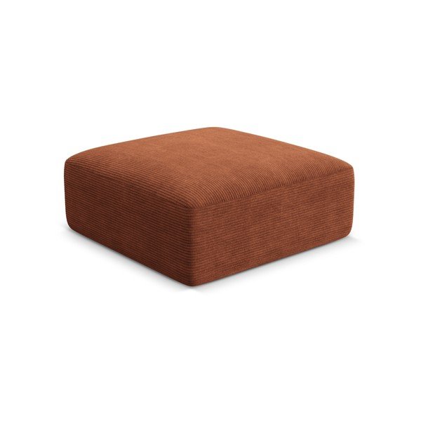 Теракотена табуретка  от рипсено кадифе Campi – Cosmopolitan Design