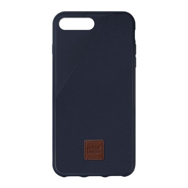 Тъмно син калъф за мобилен телефон за iPhone 7 и 8 Plus Clic 360 Case - Native Union