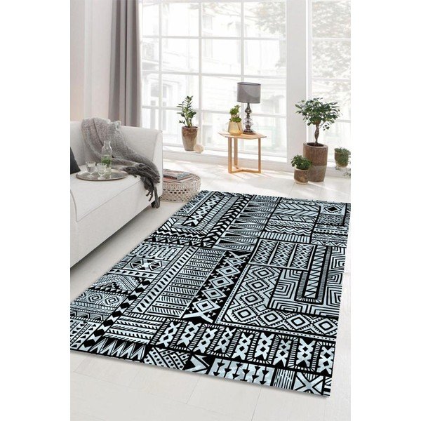 Син килим 180x120 cm Modern Design - Rizzoli-image-2