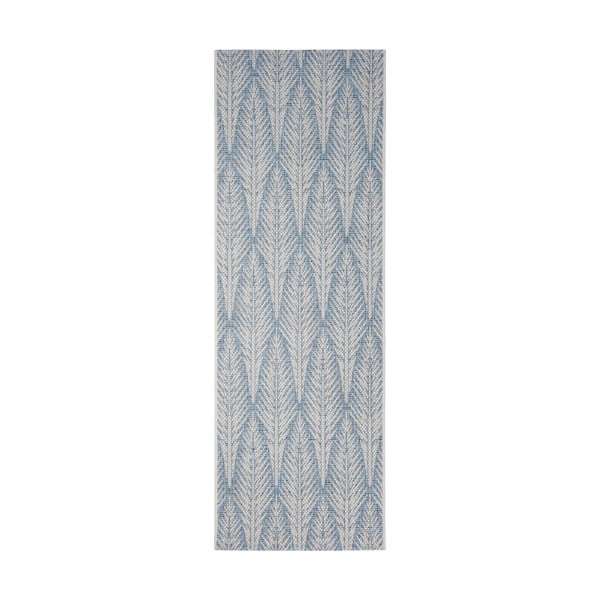Сив и син килим на открито , 70 x 200 cm Pella - NORTHRUGS