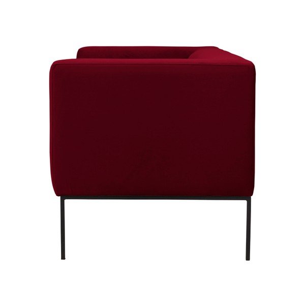 Диван от червено кадифе Neptune, 145 cm - Windsor & Co Sofas-image-3