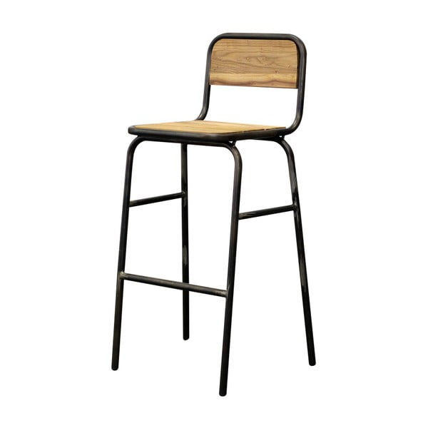 Barová židle z jilmového dřeva Red Cartel Scott