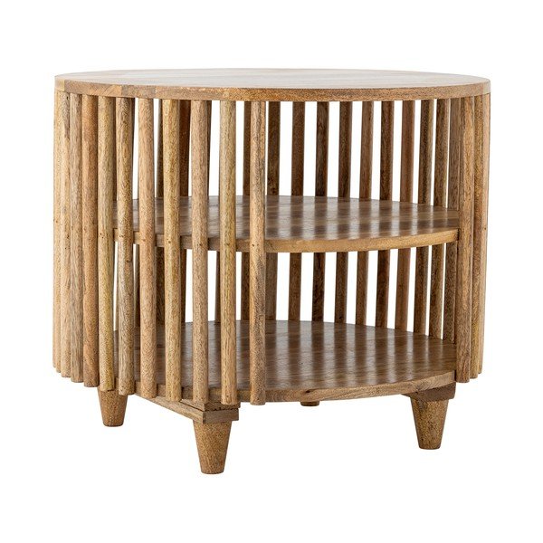 Кръгла масичка за кафе от масивно манго в естествен цвят ø 60 cm Sali – Bloomingville-image-3