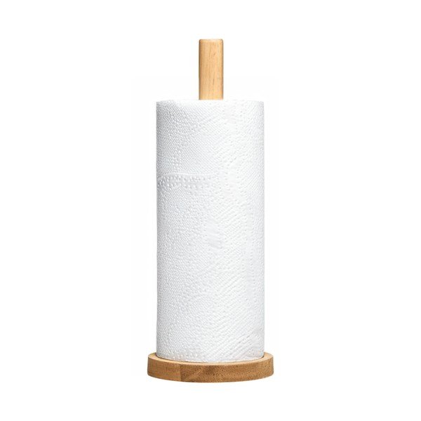Дървена стойка за кухненска хартия в естествен цвят ø 12 cm Soka – Premier Housewares