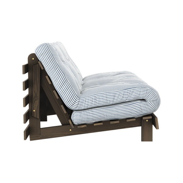 Бял/светлосин разтегателен диван 160 cm Roots - Karup Design-image-3