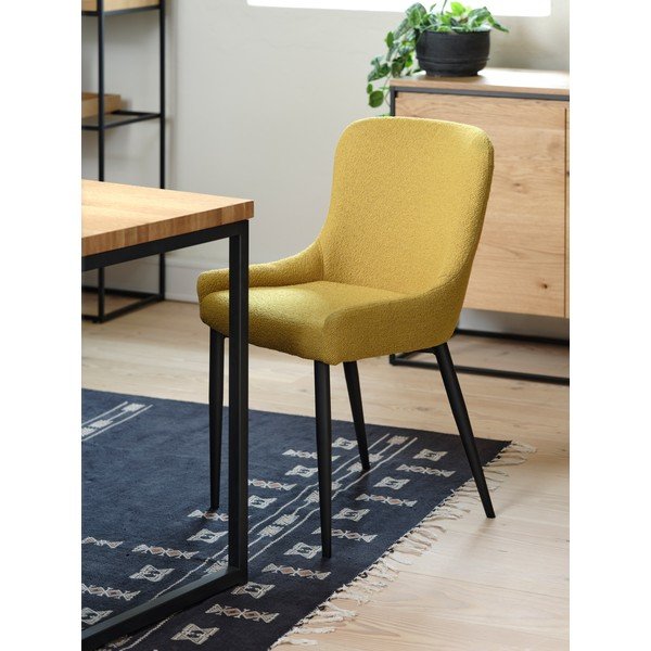 Трапезна маса с дъбов плот в естествен цвят 90x180 cm Rivoli – Unique Furniture-image-1