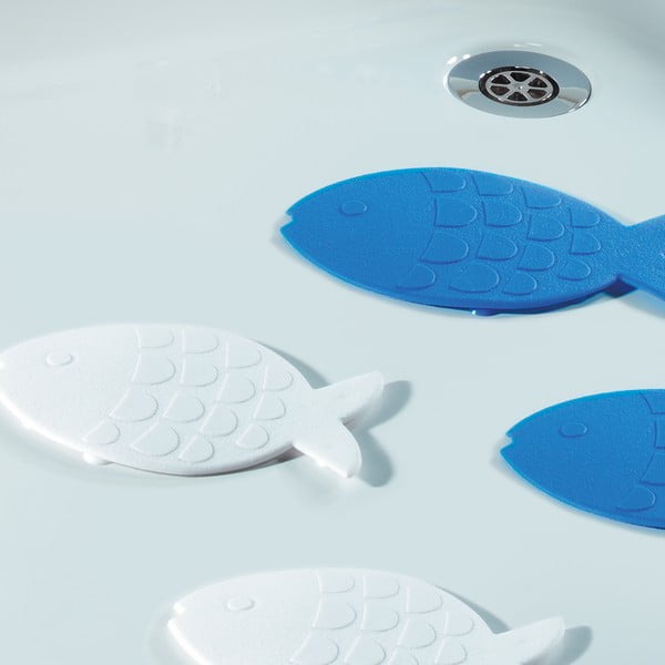 Детски противоплъзгащи подложки за вани в комплект от 5 бр. 16x10,5 cm Globefish – Spirella-image-1