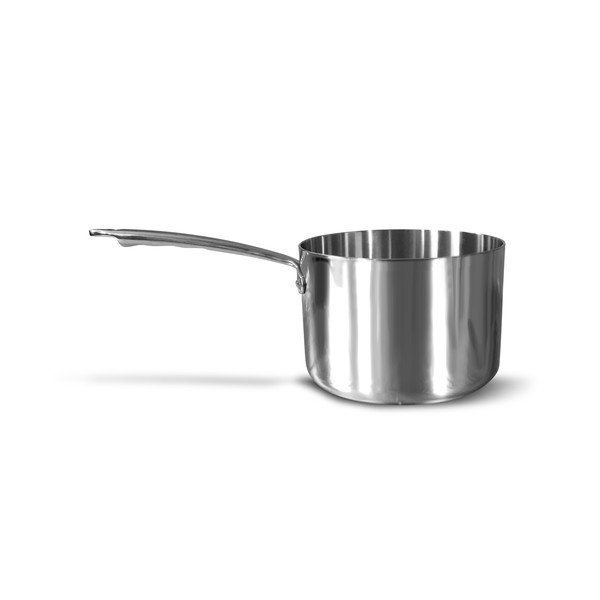 Висока сребърна тенджера 1907 г., ø 14 cm - Pentole Agnelli-image-1