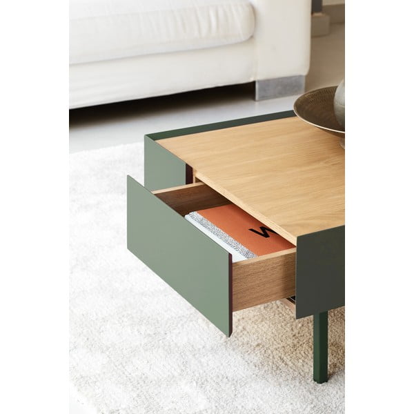 Зелена масичка за кафе Arista - Teulat-image-2