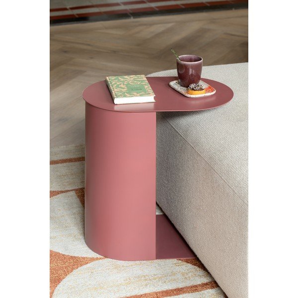 Метални странични масички в комплект 2 бр. 30x45 cm Riqueza Oval – Leitmotiv-image-1